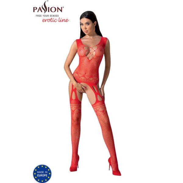 PASSION - BS099 RED BODYSTOCKING ONE SIZE 3